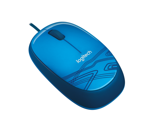 Logitech M105 niebieska USB - 81633 - zdjęcie 4